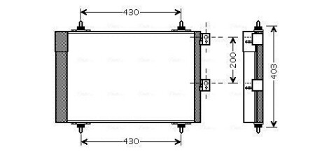 Конденсатор, кондиционер AVA QUALITY COOLING CNA5241D