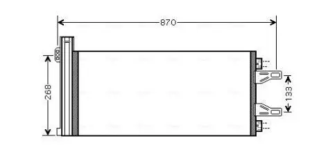 Радиатор кодиционера AVA QUALITY COOLING CNA5248D