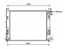 Радіатор охолодження двигуна dokker 1.2 i + /+ ac 11/12- (ava) AVA QUALITY COOLING DAA2008 (фото 1)