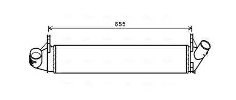 Охладитель наддувочного воздуха AVA QUALITY COOLING DAA4006