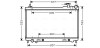 Радіатор охолодження двигуна ava AVA QUALITY COOLING DN2304 (фото 1)