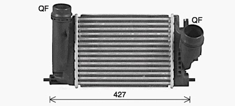 Охладитель наддувочного воздуха AVA QUALITY COOLING DN4469