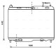 Радіатор, Система охолодження двигуна AVA QUALITY COOLING FD2442 (фото 1)