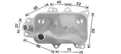 Охладитель масла AVA QUALITY COOLING FD3684