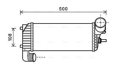 Охолоджувач наддувального повітря AVA QUALITY COOLING FD4574