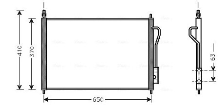 Конденсатор, кондиціонер AVA QUALITY COOLING FD5268