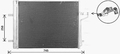 Радіатор кодиціонера AVA QUALITY COOLING FD5694D