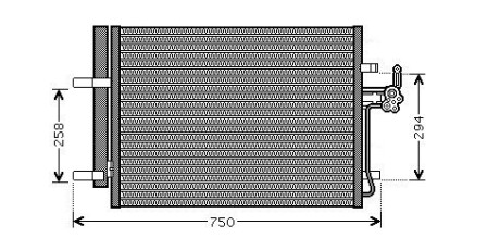 Конденсатор, кондиционер AVA QUALITY COOLING FDA5428D