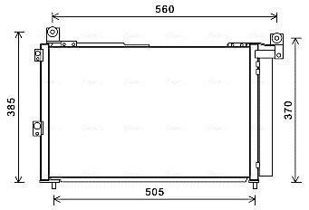 Радіатор кодиціонера AVA QUALITY COOLING FDA5486D