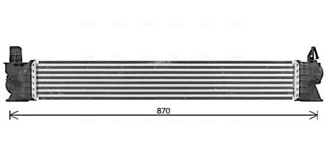 Интеркулер PSA Jumper Boxer 2,2HDI 11> 15> AVA AVA QUALITY COOLING FT4482