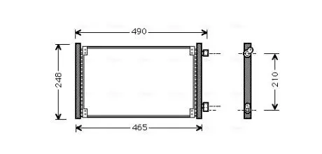 Радиатор кондиционера AVA QUALITY COOLING FT5223