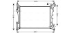 Радиатор, Система охлаждения двигателя AVA QUALITY COOLING FTA2318 (фото 1)