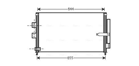 Радіатор кондиціонера honda civic viii (fa, fd) (05-) (ava) AVA QUALITY COOLING HD5223D