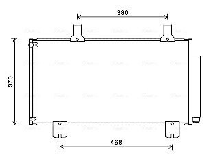 Радіатор кодиціонера AVA QUALITY COOLING HD5247D