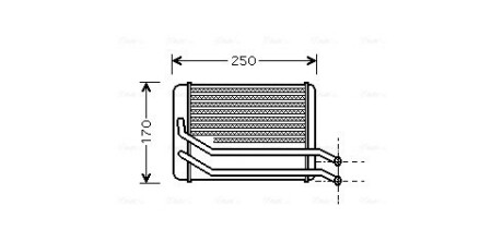 Теплообменник, Система отопления салона AVA QUALITY COOLING HY6118