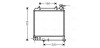 Радиатор, Система охлаждения двигателя AVA QUALITY COOLING HYA2085 (фото 1)