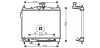 Радіатор охолодження двигуна getz 1.3 та aut. 08/02-(ava) AVA QUALITY COOLING HYA2100 (фото 1)