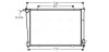Радиатор, Система охлаждения двигателя AVA QUALITY COOLING HYA2148 (фото 1)