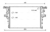 Радіатор, охолодження двигуна AVA QUALITY COOLING IV2126 (фото 1)