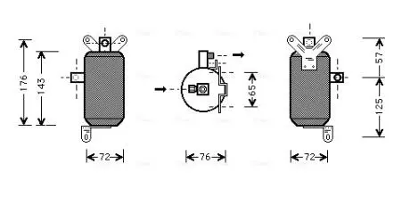 Осушитель кондиционера AVA QUALITY COOLING JRD021