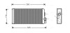 Радіатор обігрівача MB 507D-814D 86- (AVA) AVA QUALITY COOLING MS6188 (фото 1)