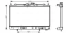 Радіатор, охолодження двигуна AVA QUALITY COOLING MT2123 (фото 1)