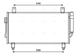 Радіатор кондиціонера mitsubishi outlander 12-(ava) AVA QUALITY COOLING MT5252D