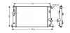 Радиатор, охлаждение двигателя AVA QUALITY COOLING MZ2183 (фото 1)