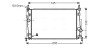 Радиатор, охлаждение двигателя AVA QUALITY COOLING MZ2237 (фото 1)