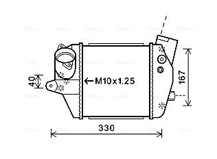 Охолоджувач наддувального повітря AVA QUALITY COOLING MZA4243 (фото 1)