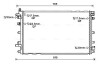 Радіатор, Система охолодження двигуна AVA QUALITY COOLING OL2653 (фото 1)