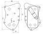 Охолоджувач оливи AVA QUALITY COOLING OL3749 (фото 1)