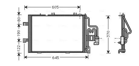 Радіатор кондиціонера AVA QUALITY COOLING OLA5307