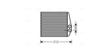 Радиатор обогревателя opel (ava) AVA QUALITY COOLING OLA6354