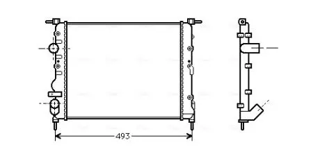 Фото 1 - Радиатор, Система охлаждения двигателя AVA QUALITY COOLING RTA2218 Радиатор, Система охлаждения двигателя AVA QUALITY COOLING RTA2218 (фото 1)