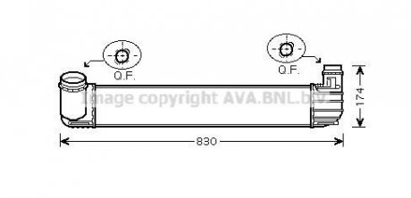 Интеркуллер ava AVA QUALITY COOLING RTA4411 (фото 1)