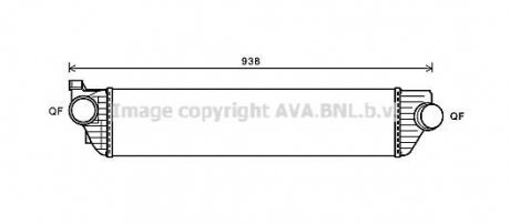 Інтеркулер nissan nv 400, opel movano b (10-) (вир-во ava) AVA QUALITY COOLING RTA4498