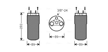 Осушувач кондиціонера AVA QUALITY COOLING RTD555