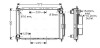 Радиатор охлаждения двигателя Renault Clio III (06-) Modus (05-) 1,2i 1,5d MT/AT AVA QUALITY COOLING RTM405 (фото 1)