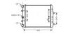 Радіатор охолодження двигуна ava AVA QUALITY COOLING SAA2005 (фото 1)