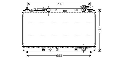 Радіатор (aval) AVA QUALITY COOLING TO2598 (фото 1)