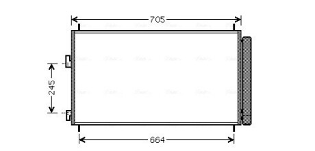 Конденсор rav4 all 11/05-(ava) AVA QUALITY COOLING TO5410D