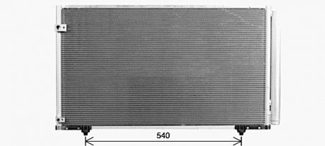 Радиатор кондиционера ava AVA QUALITY COOLING TO5756D (фото 1)
