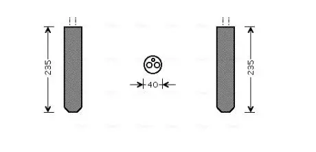Осушитель кондиционера AVA QUALITY COOLING TOD017