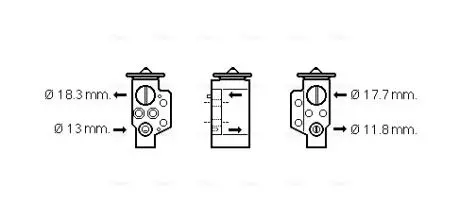 Расширительный клапан AVA QUALITY COOLING VN1311