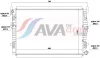 Радиатор, система охлаждения двигателя AVA QUALITY COOLING VN2461 (фото 1)
