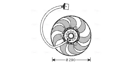 Вентилятор AVA QUALITY COOLING VN7520 (фото 1)