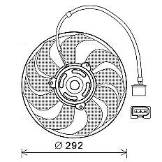 Вентилятор AVA QUALITY COOLING VN7533