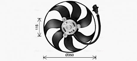 Вентилятор AVA QUALITY COOLING VN7553 (фото 1)