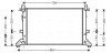 Радіатор vw lt 23/25td/28td mt 96- (ava) AVA QUALITY COOLING VNA2155 (фото 1)